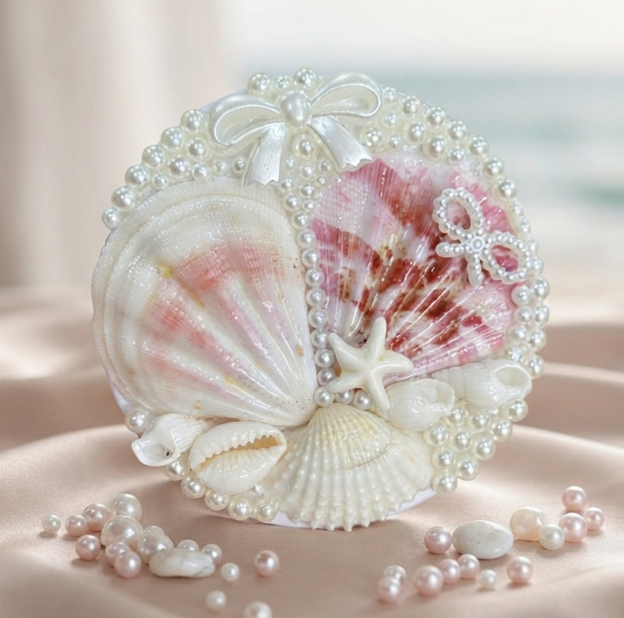 Quiet Muse — Shell Petite Mirror